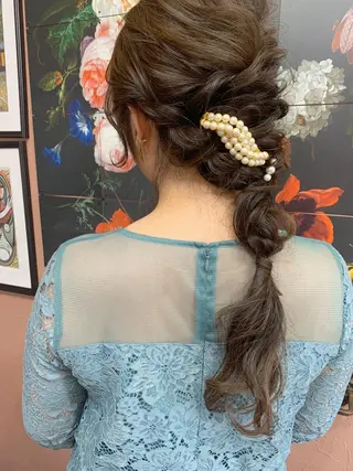 ロング ヘアアレンジ サダハルカ |chouetteのヘアスタイル