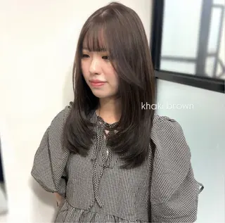 セミロング カラー EMANON梅田店所属・前川 朋香のヘアスタイル