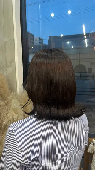 カラー 田中 萌のヘアスタイル