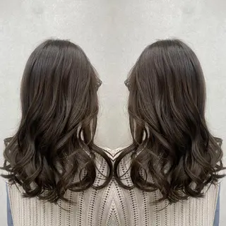 ロング カラー tocca 💜石田愛結💜のヘアスタイル