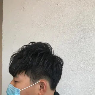 ショート パーマ メンズ COEUR所属・山下 襟華のヘアスタイル