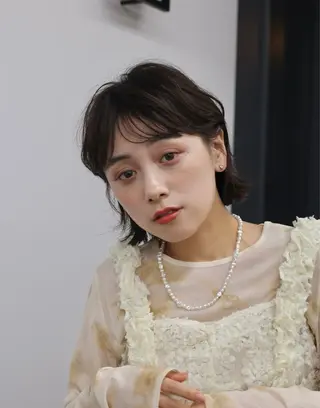 ショート レイヤーパーマ/ ショートパーマ/横浜のヘアスタイル