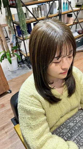 セミロング カットモデル募集中/ 関根舞桜のヘアスタイル