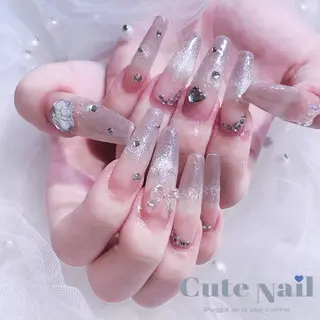 ネイル GO TODAY SHAiRE SALON原宿 Liber所属・️🫧もこ 艶感ネイル🫧のネイルデザイン