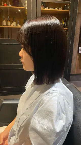 ミディアム 水田 帆波のヘアスタイル