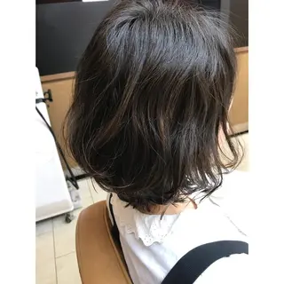 ミディアム パーマ 坂西 春果のマツエク・マツパデザイン