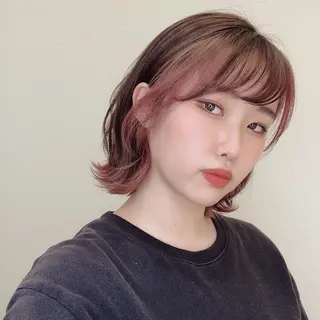 ミディアム カラー nex the salon所属・高橋 かのんのヘアスタイル