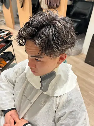 カラー パーマ chere  狭山店 柏原航世のヘアスタイル