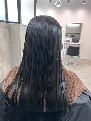 ロング 艶カラー/レイヤー /メンズ/マツエクのヘアスタイル