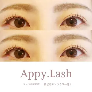マツエク・マツパ まつげと眉の専門店 Appy.Lashのマツエク・マツパデザイン