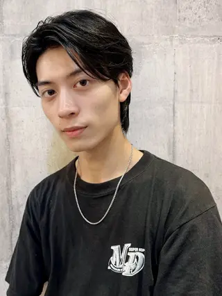 ミディアム メンズ 船引 竜将のヘアスタイル