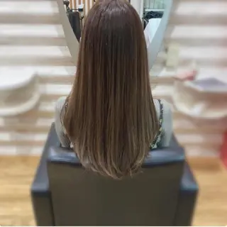 ロング カラー カラーダメージが艶々 『ケア特化店』KONのヘアスタイル