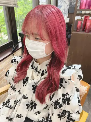 セミロング カラー 上質髪🪐 AIRI🪷‧₊˚のヘアスタイル