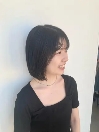 ショート カラー 💎ボブ/似合わせの 達人/縮毛矯正/畔上のヘアスタイル