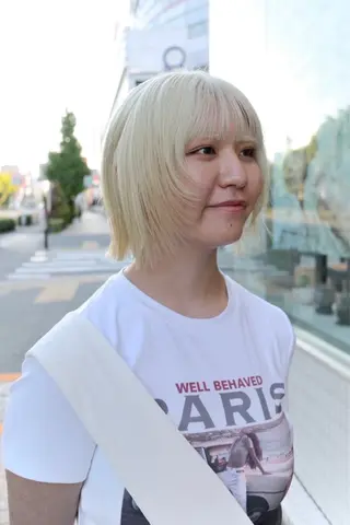 ショート カラー マツザキ マナトのヘアスタイル