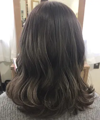 セミロング カラー ar+ ❤︎ maiのヘアスタイル
