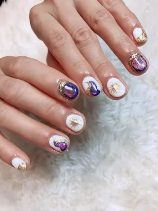 ショート ネイル ☺︎山部 志麻☺︎のネイルデザイン