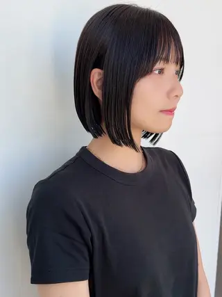ショート カラー 💎ボブ/似合わせの 達人/縮毛矯正/畔上のヘアスタイル