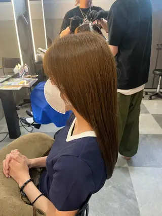 カラー 縮毛矯正/髪質改善/ ハイトーン/Makoのヘアスタイル