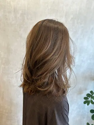 ミディアム tokute高円寺 🌈小倉🌈のヘアスタイル