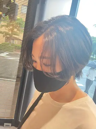 ショート カラー 褒められヘアー ERI✨のヘアスタイル