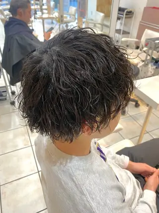 ショート パーマ メンズ メンズスタイル特化 ♠️しおり♠️のヘアスタイル
