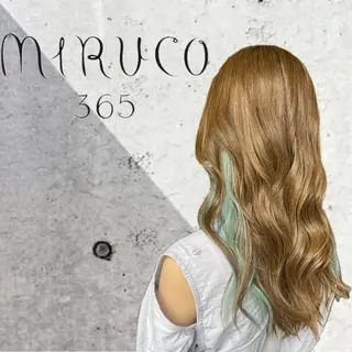 ロング カラー 鈴木 達成のヘアスタイル
