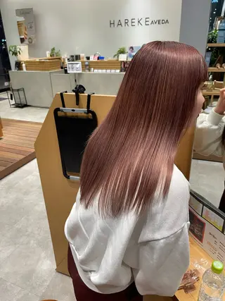 ロング カラー HAREKE  AVEDA 8所属・遠山 葉月のヘアスタイル