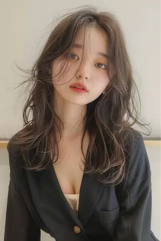 ロング カラー 【丁寧な施術】 似合せカラーYUTOのヘアスタイル