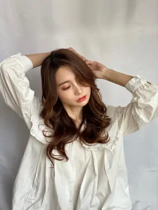 ロング カラー ヘアアレンジ Rely 美空のヘアスタイル