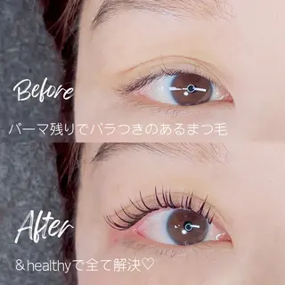 マツエク・マツパ 𝕁𝔼𝕃𝕃𝕐 𝕃𝔸𝕊ℍのマツエク・マツパデザイン