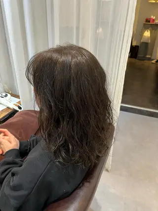 セミロング ツヤカラー🫧 Saeのヘアスタイル