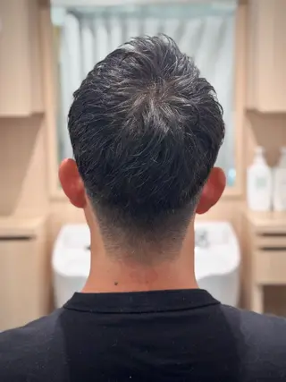 メンズ アイブロウ 銀座メンズ ビジネスショートのヘアスタイル