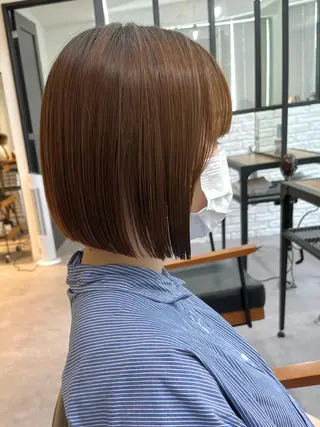 ショート カラー パーマ ヘアアレンジ メンズ キッズ ネイル マツエク・マツパ アイブロウ 横浜Bob美容師🤎 ERINAのヘアスタイル