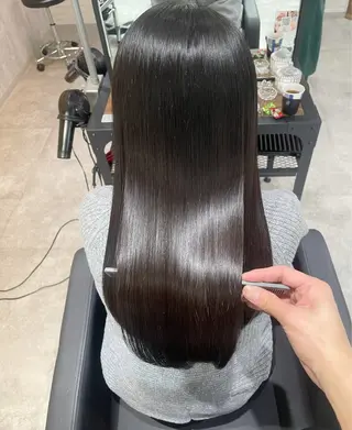 セミロング 杉野/髪質改善 Zina博多店長のヘアスタイル