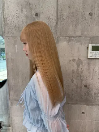ロング カラー ハイトーン特化/ ムラ修正/拓真のヘアスタイル