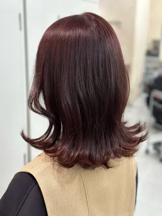 ミディアム カラー 🤍透明感カラー🤍 Moeのヘアスタイル