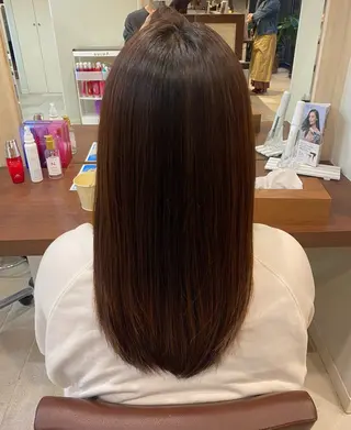 セミロング 髪質改善/美髪矯正 🫧山本勇輝🫧のヘアスタイル