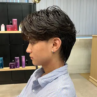 パーマ ニュアンスパーマ 曲がる縮毛矯正　爲石のヘアスタイル