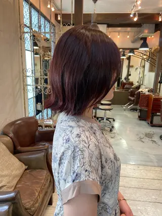 カラー ダメージレス美容師 🌱水島侑理のヘアスタイル