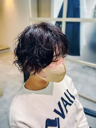 ショート パーマ 中西 将🌈"たすく"のヘアスタイル