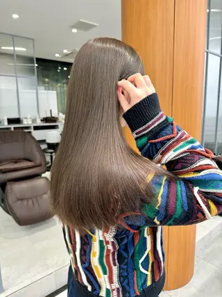 ロング カラー ひかり／ショート ／似合わせカラーのヘアスタイル