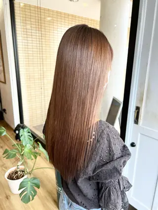 ロング 堀 望美のヘアスタイル