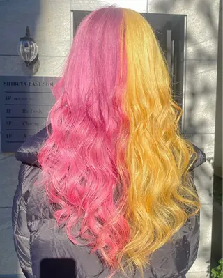 ロング カラー Chérie所属・Chérie 渋谷/カラーサロンのヘアスタイル