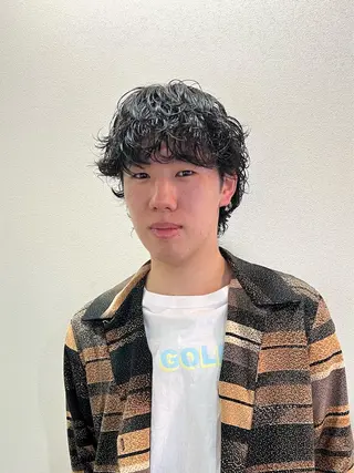 パーマ メンズ 茅ヶ崎パーマ特化/ スパイラル/ハルキのヘアスタイル