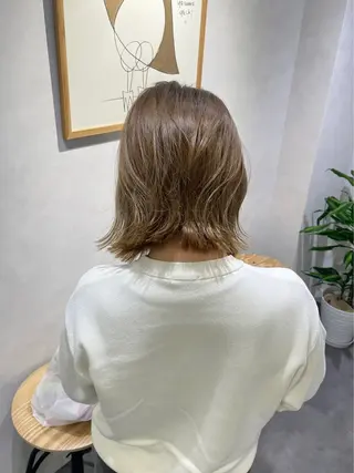 ショート 寺本帆花 カラーモデル募集のヘアスタイル
