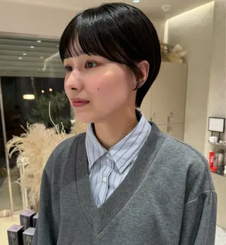 ショート mile所属・mei 🌔 似合わせヘルシーヘアのヘアスタイル