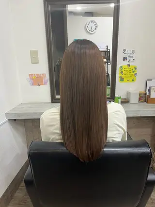 ロング 薮内 香保里のヘアスタイル