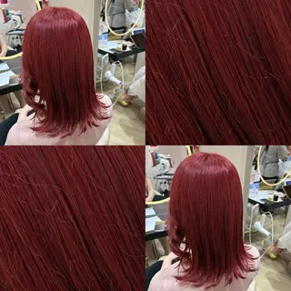 ミディアム カラー 🎀推し活カラー/ ピンクカラー/のののヘアスタイル