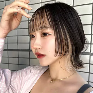 ショート カラー 韓国ヘア/艶カラー /田中悠佑のヘアスタイル